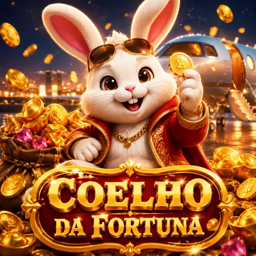 Slot Fortune Rabbit da PG Soft com coelho da fortuna e moedas douradas