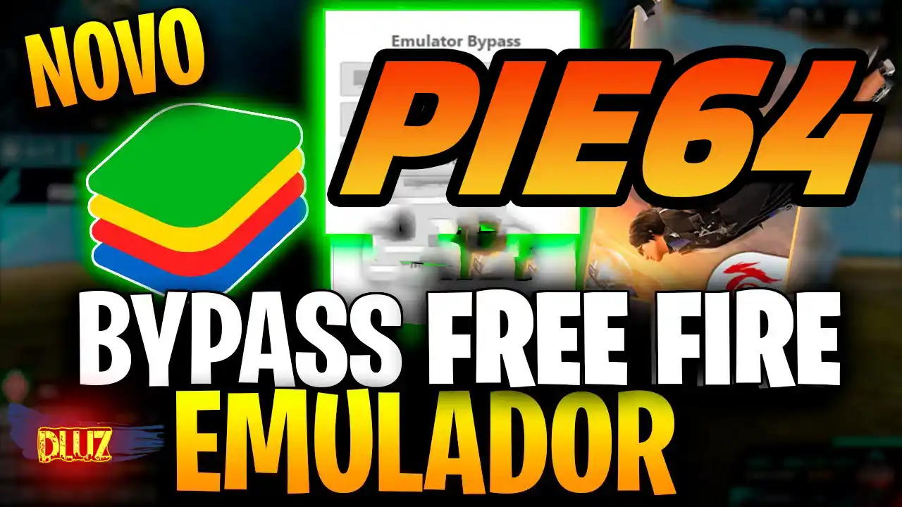 Bypass Free Fire no Bluestacks Pie 64 com Android 9